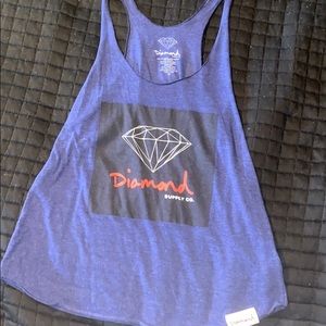 Diamond Supply Co. Dark Purple Tank Top